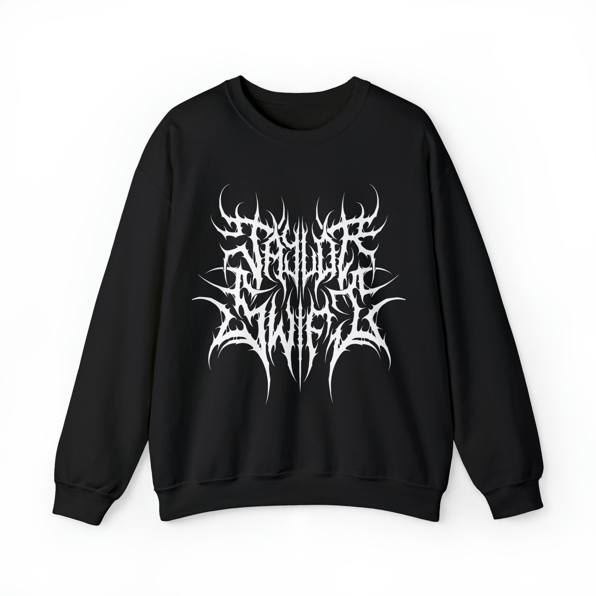 Death Metal Taylor Swift Logo - Unisex Crewneck Sweatshirt Death Metal Taylor Swift Logo - Unisex Crewneck Sweatshirt