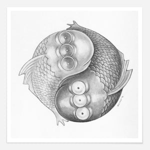 Yin Yang Springfield - Small Edition Archival Giclee Print